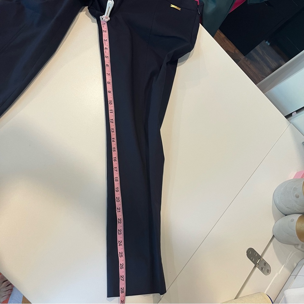 Tory Burch EUC Callie Skinny Ankle Pants Classic Navy Size 8 - Picture 13 of 13